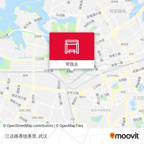江达路香缇美景地图