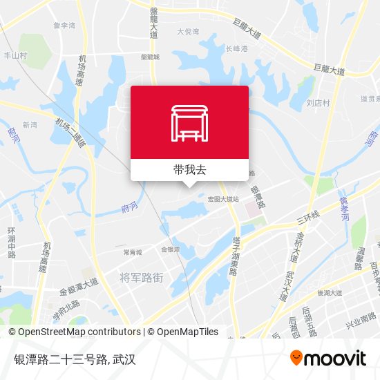 银潭路二十三号路地图