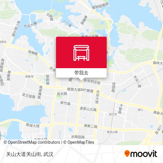 关山大道关山街地图