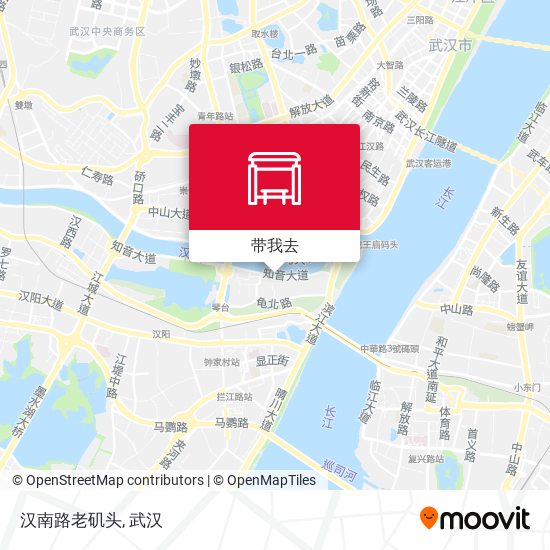 汉南路老矶头地图
