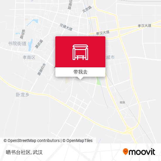 晒书台社区地图