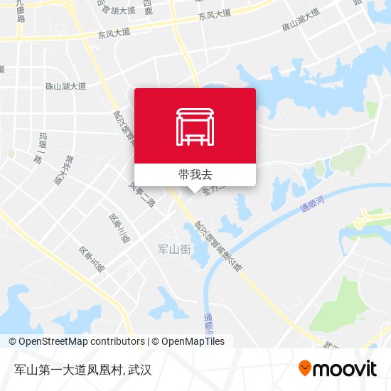军山第一大道凤凰村地图
