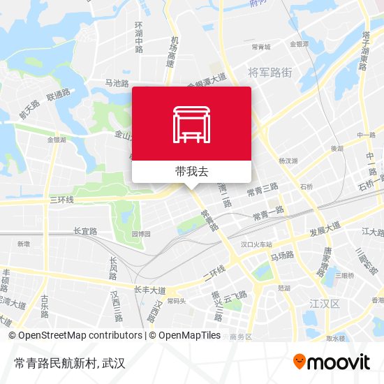 常青路民航新村地图