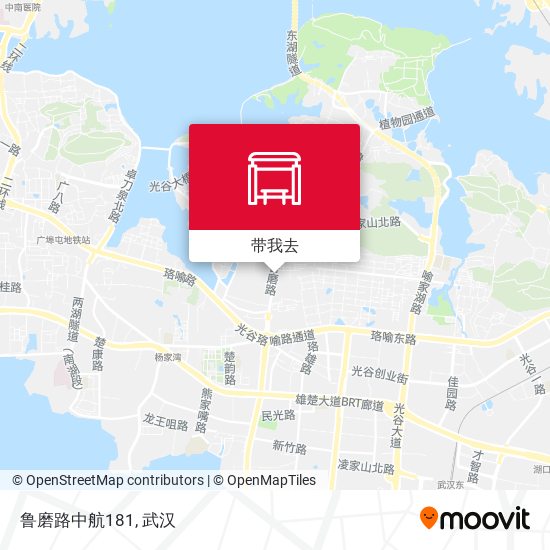 鲁磨路中航181地图