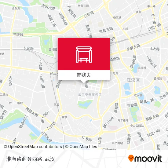 淮海路商务西路地图