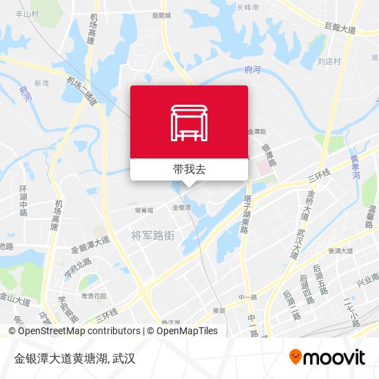 金银潭大道黄塘湖地图