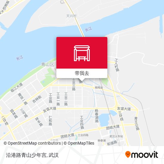沿港路青山少年宫地图