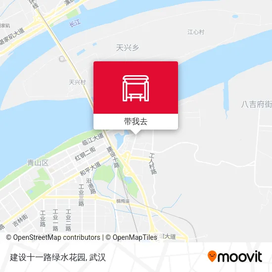 建设十一路绿水花园地图