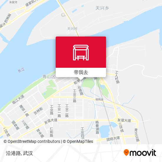 沿港路地图