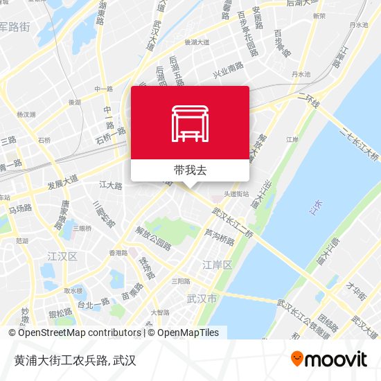 黄浦大街工农兵路地图