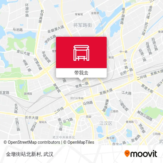 金墩街站北新村地图
