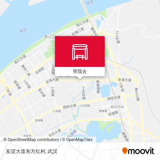友谊大道东方红村地图
