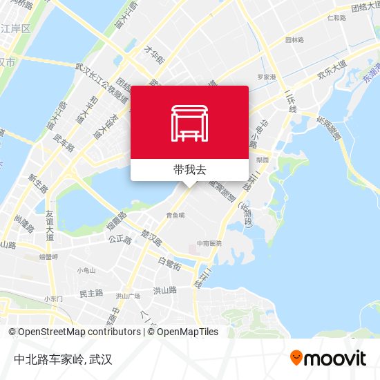 中北路车家岭地图