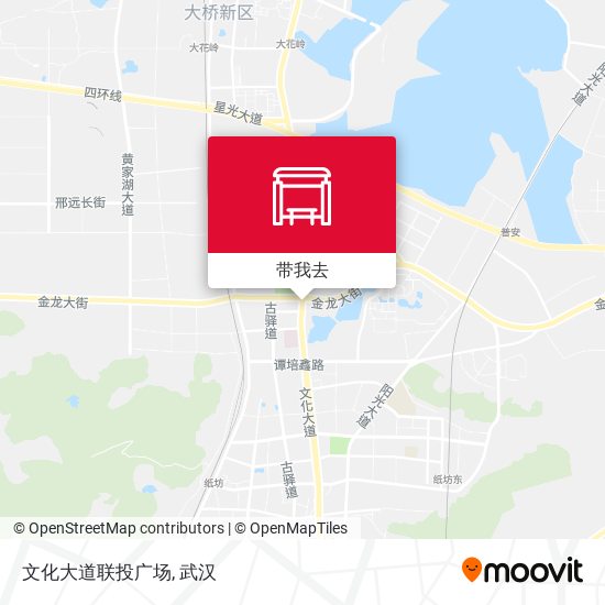 文化大道联投广场地图