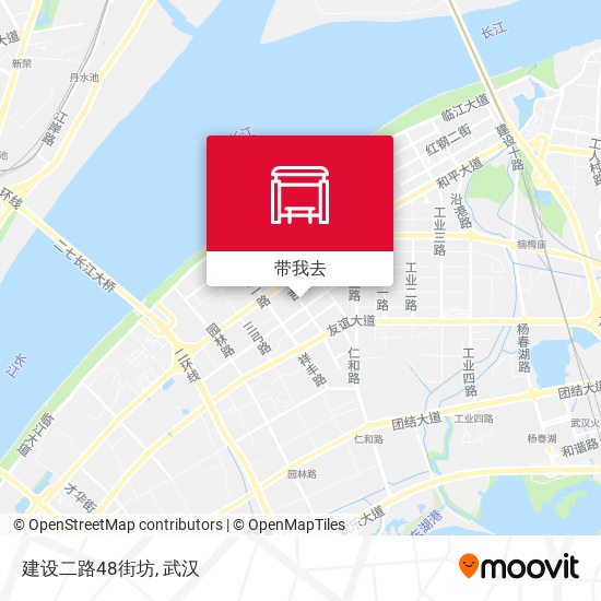 建设二路48街坊地图