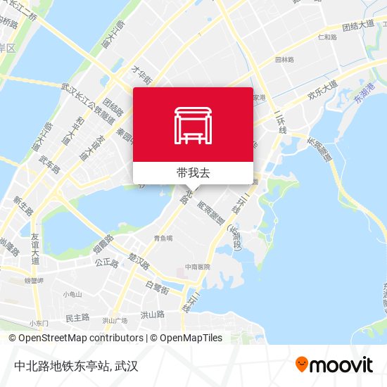 中北路地铁东亭站地图