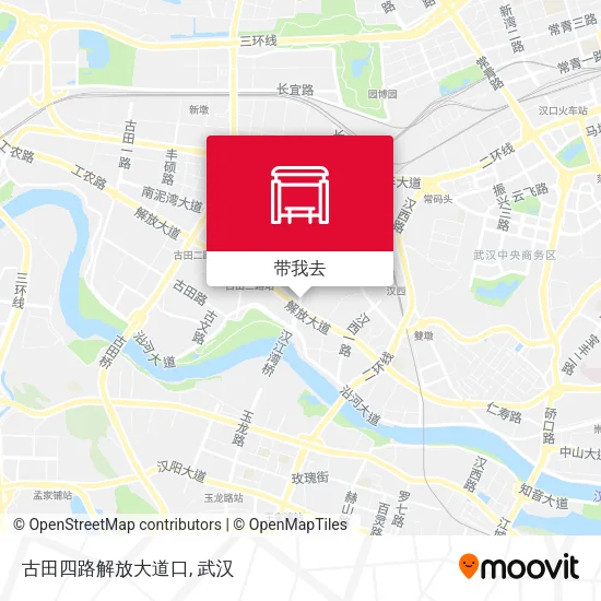 古田四路解放大道口地图