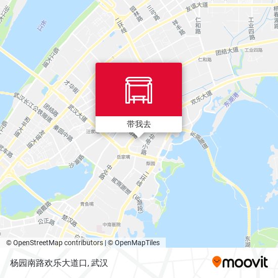 杨园南路欢乐大道口地图