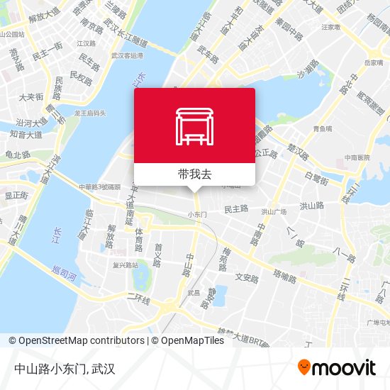 中山路小东门地图