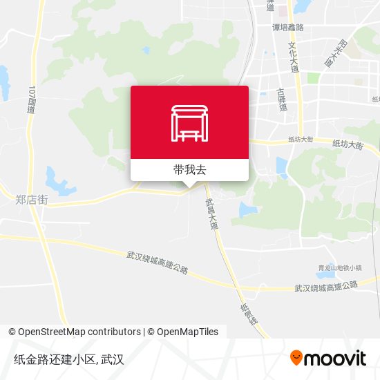 纸金路还建小区地图