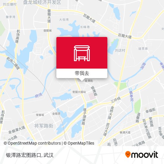 银潭路宏图路口地图