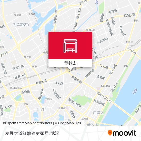 发展大道红旗建材家居地图