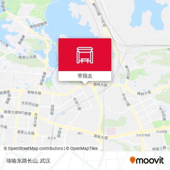 珞喻东路长山地图