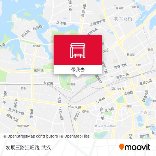 发展三路江旺路地图