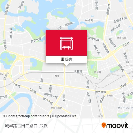 城华路古田二路口地图