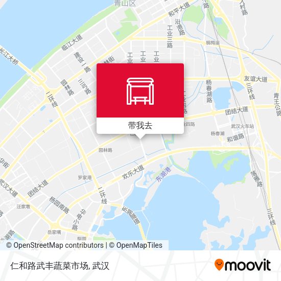 仁和路武丰蔬菜市场地图