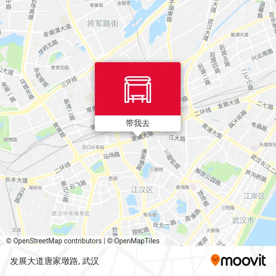 发展大道唐家墩路地图