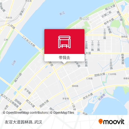 友谊大道园林路地图