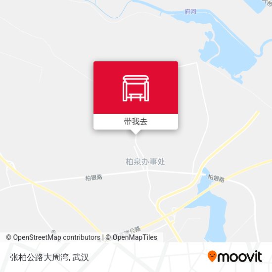 张柏公路大周湾地图