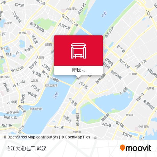临江大道电厂地图