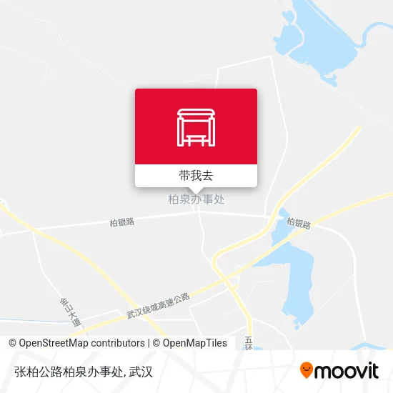 张柏公路柏泉办事处地图