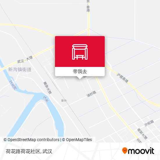 荷花路荷花社区地图