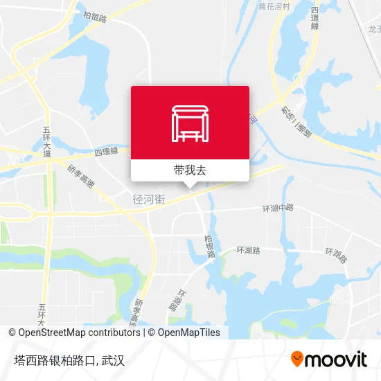 塔西路银柏路口地图