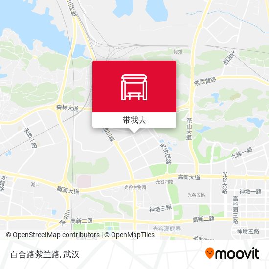 百合路紫兰路地图