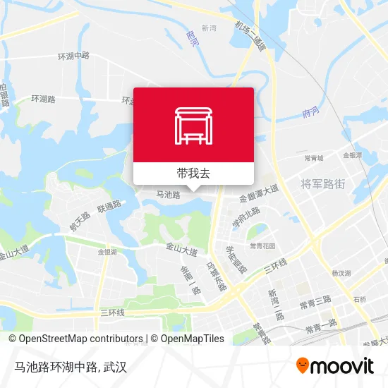 马池路环湖中路地图