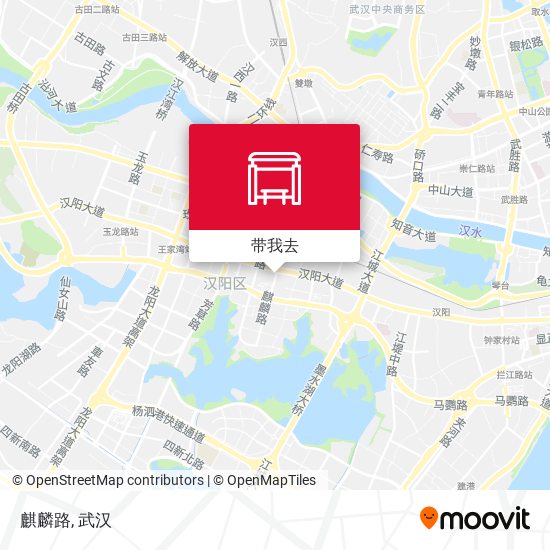 麒麟路地图