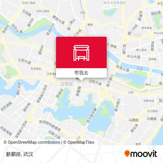 麒麟路地图