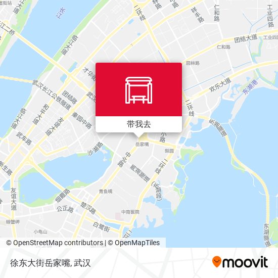 徐东大街岳家嘴地图
