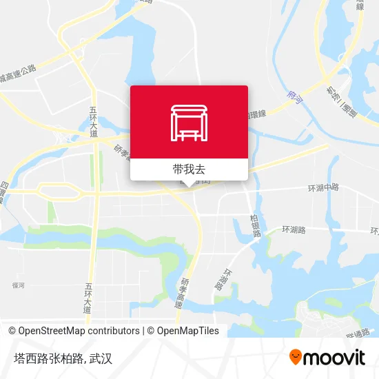 塔西路张柏路地图