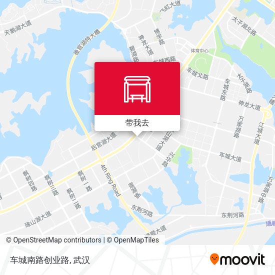 车城南路创业路地图