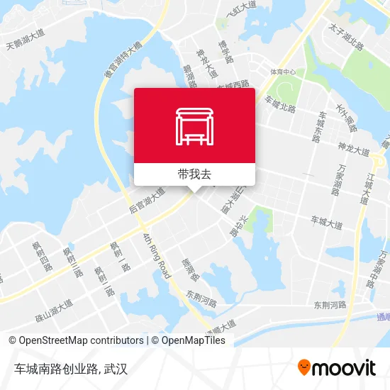 车城南路创业路地图
