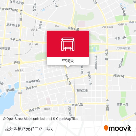 流芳园横路光谷二路地图