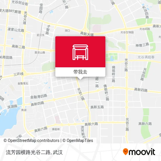 流芳园横路光谷二路地图