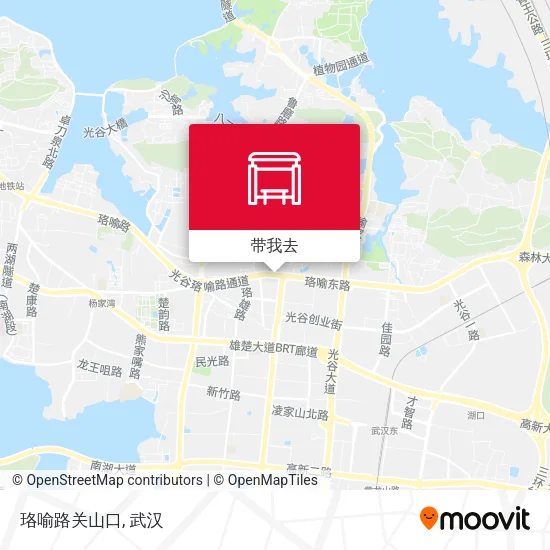 珞喻路关山口地图