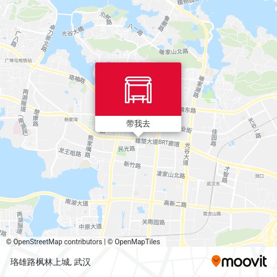 珞雄路枫林上城地图