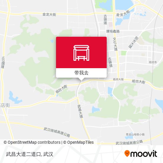 武昌大道二道口地图